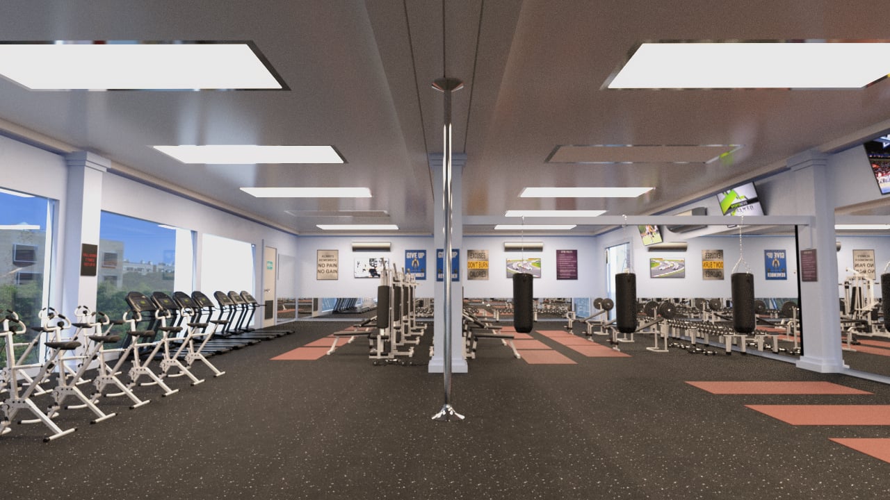 Workout Facility Workout Facility by: Tesla3dCorp, 3D Models by Daz 3D