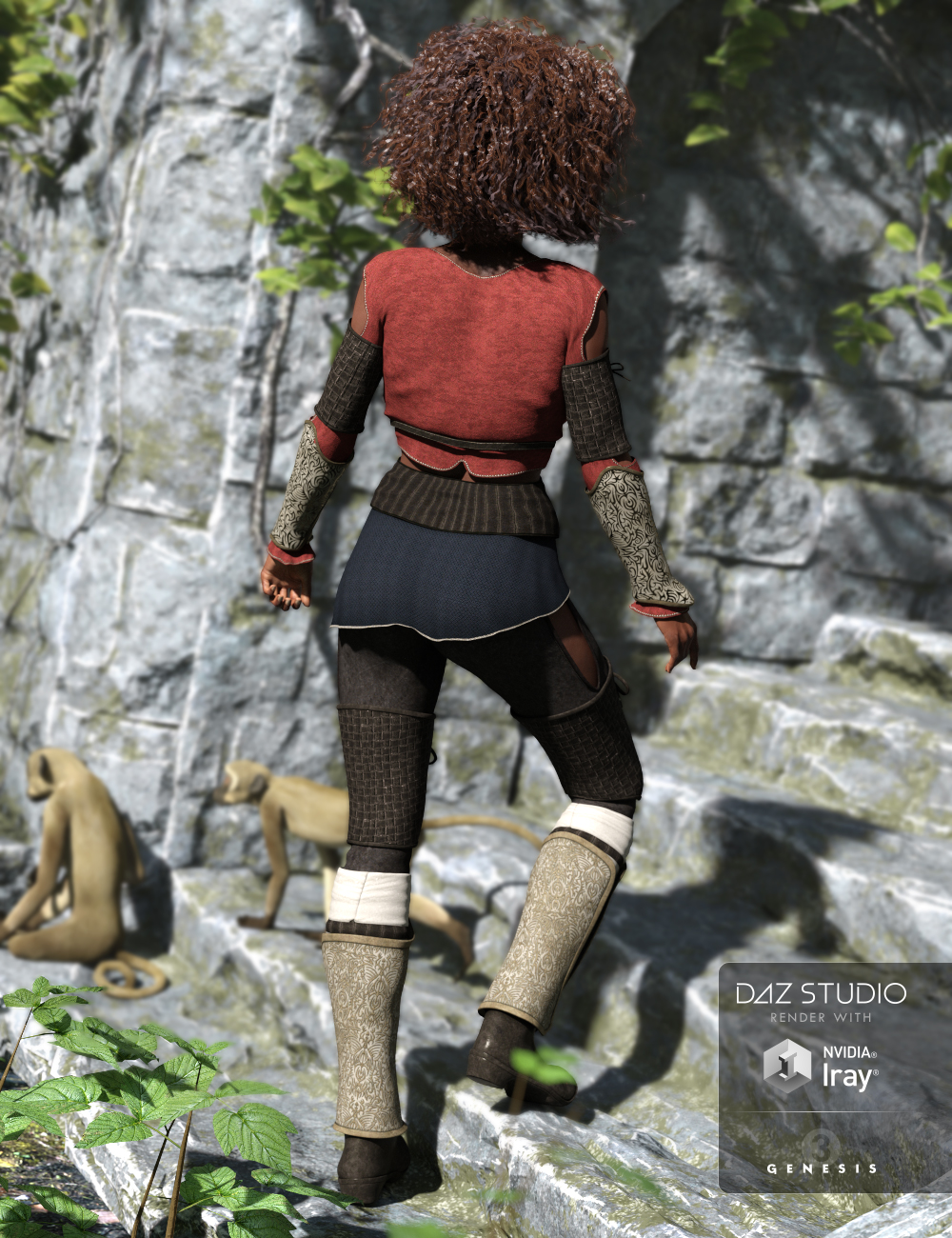 Ailmer Outfit for Genesis 3 Female(s) by: Barbara Brundon, 3D Models by Daz 3D