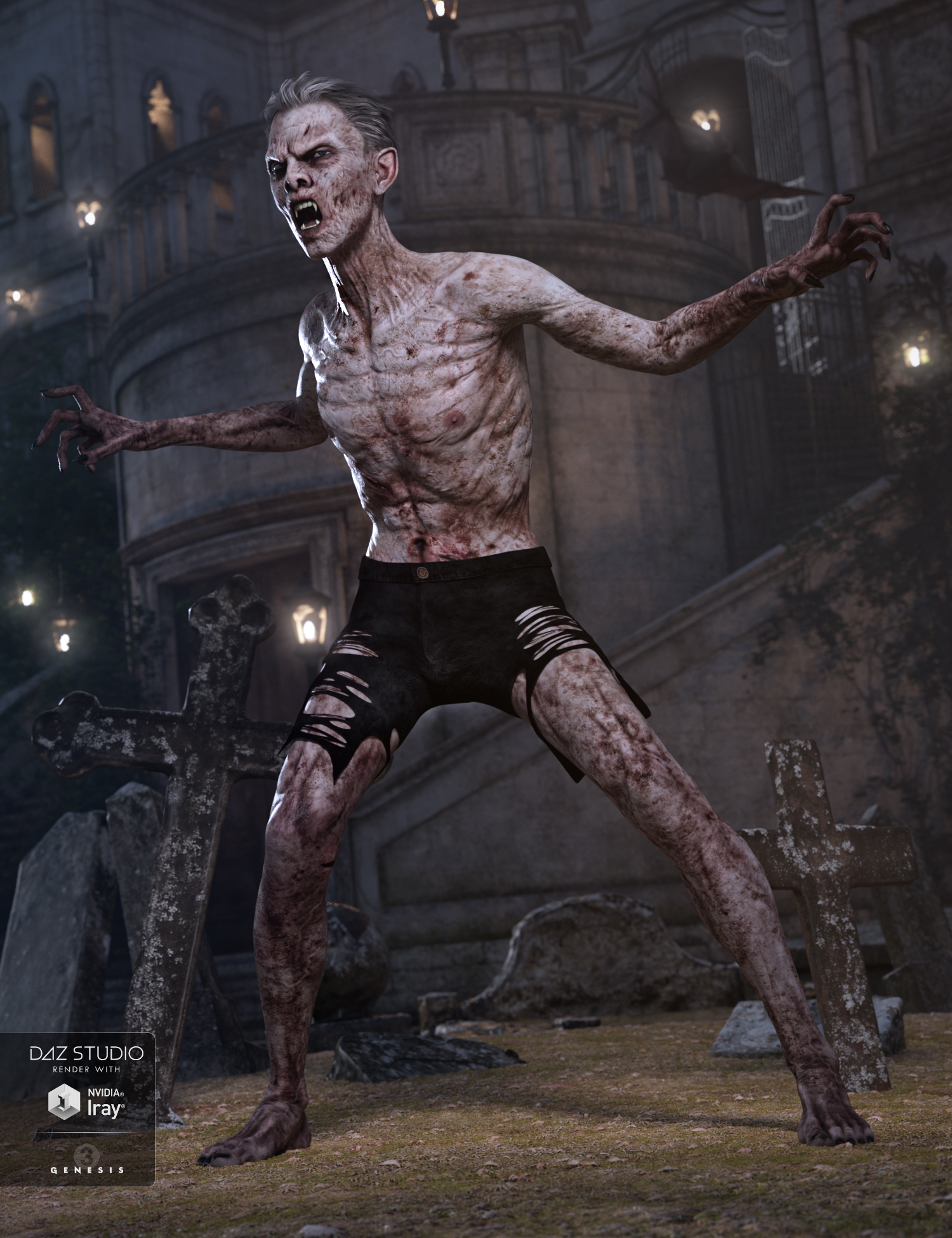 Mathius Vampire for Genesis 3 Male(s) by: , 3D Models by Daz 3D