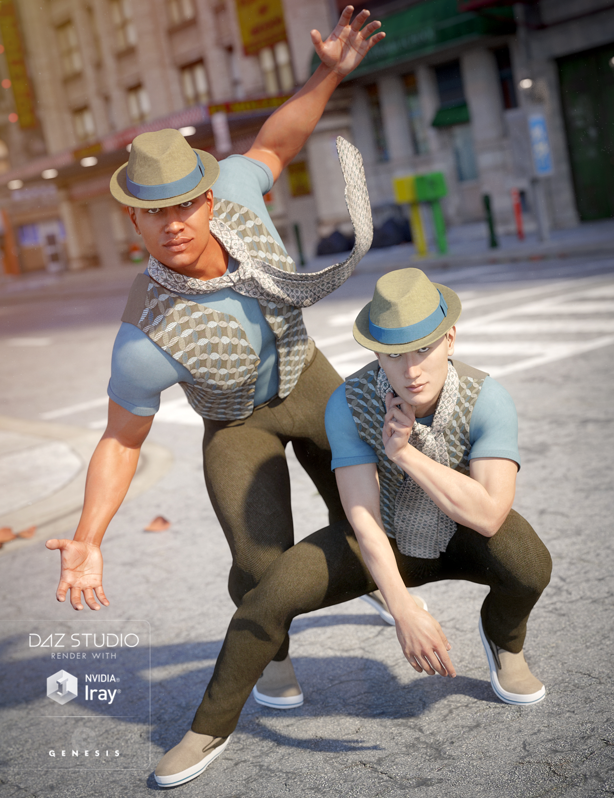 On the Town for Genesis 3 Male(s) On the Town for Genesis 3 Male(s) by: , 3D Models by Daz 3D