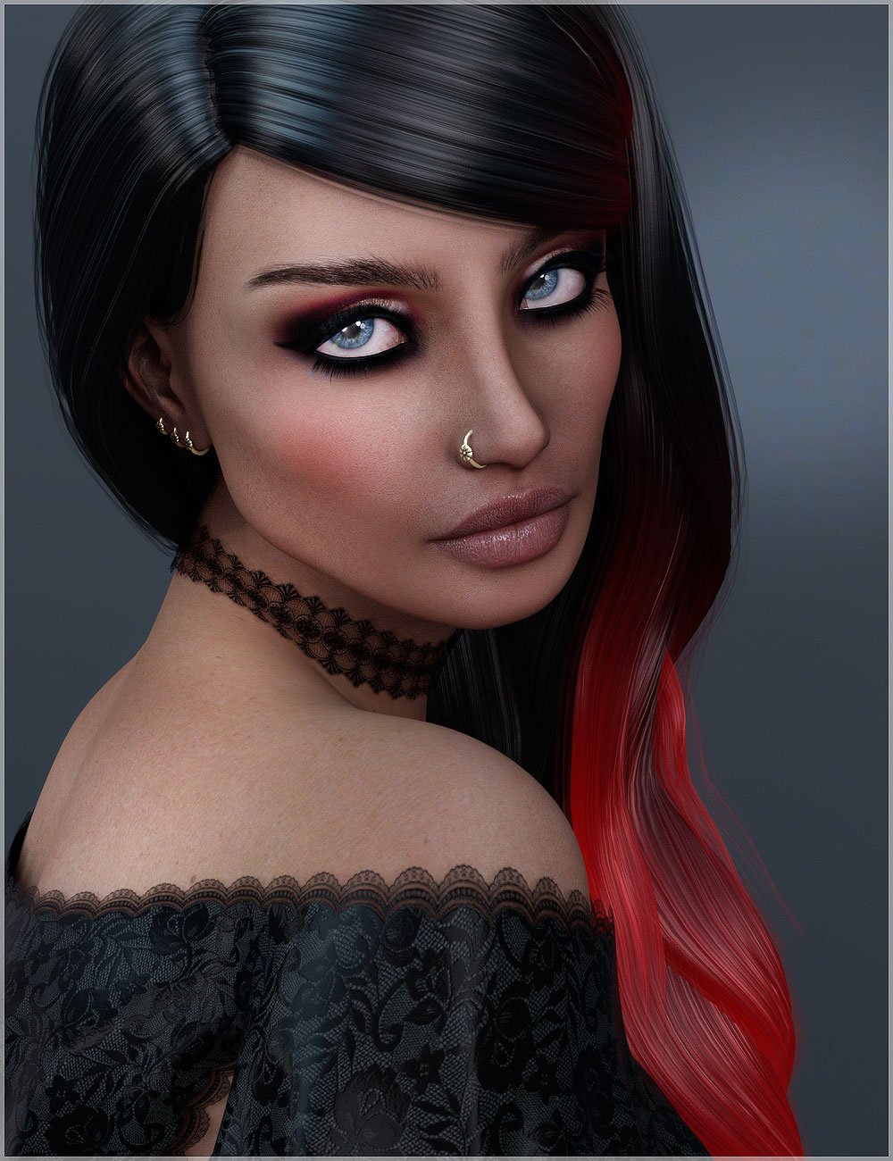 BD Nadira for Genesis 3 Female by: Belladzines, 3D Models by Daz 3D