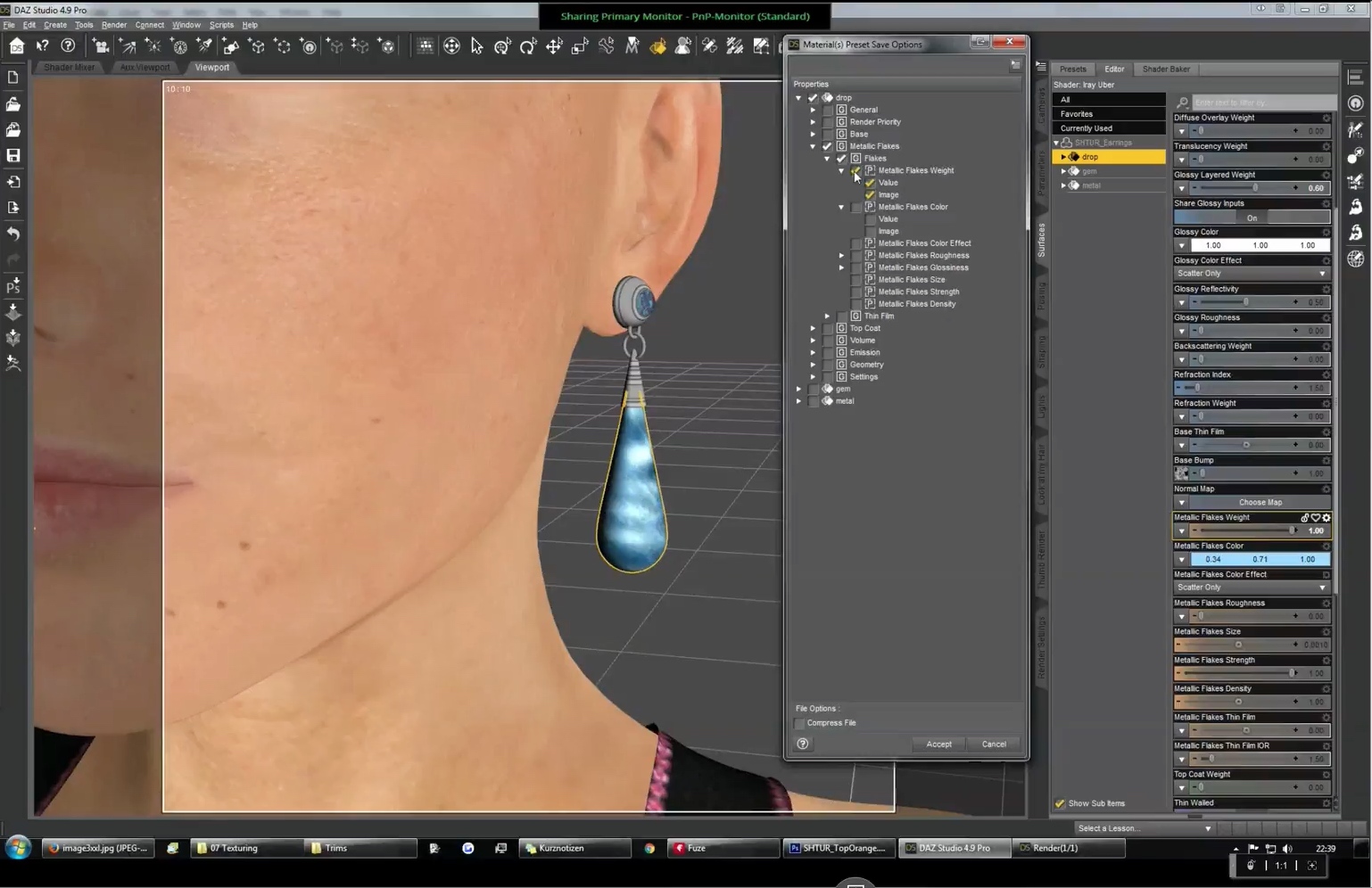 Daz Studio Content Creation Mastery Part 7 : Ultimate Texture Creation by: Digital Art Liveesha, 3D Models by Daz 3D
