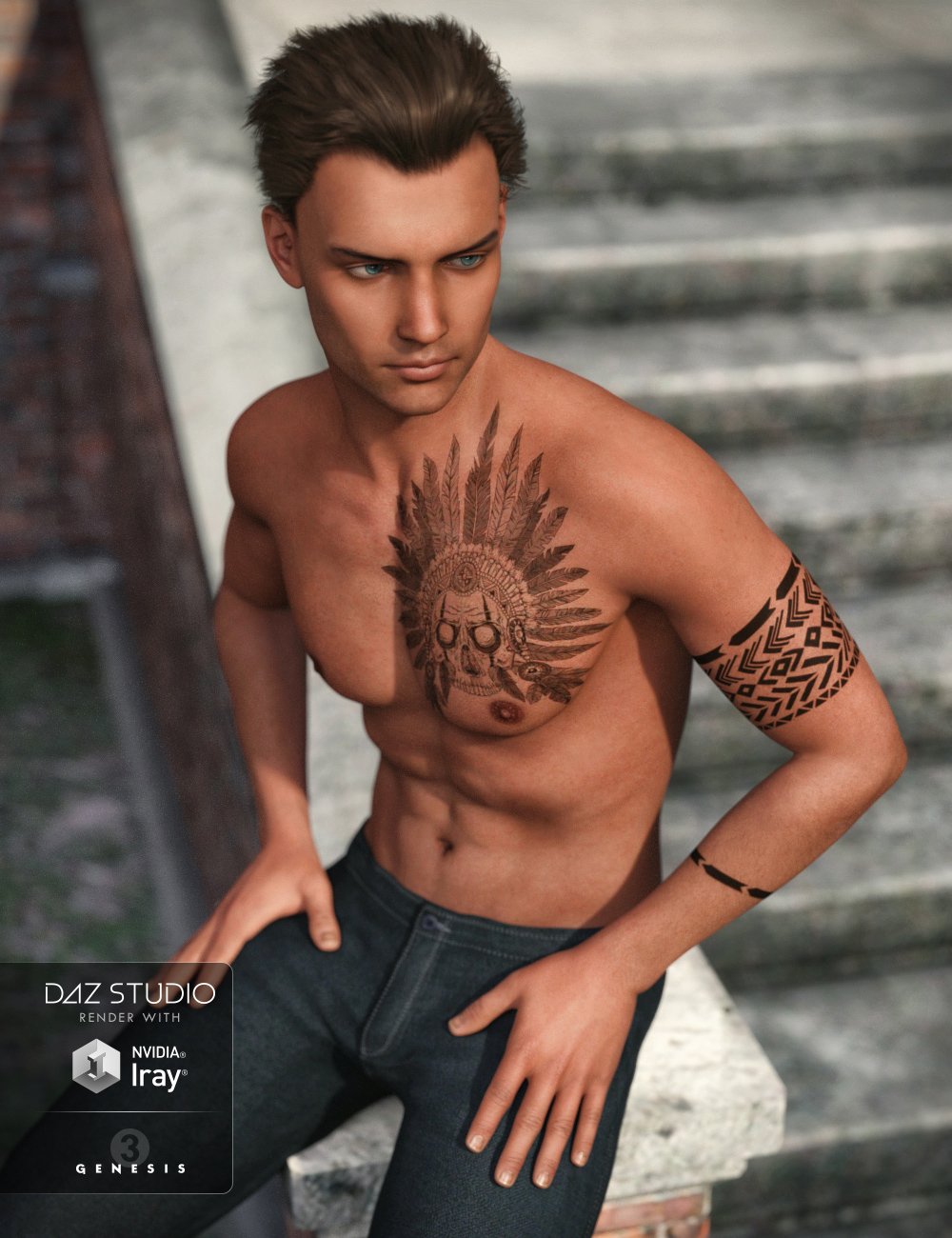 Ethan for Lucian 7 Ethan for Lucian 7 by: DemonicaEviliusJessaii, 3D Models by Daz 3D