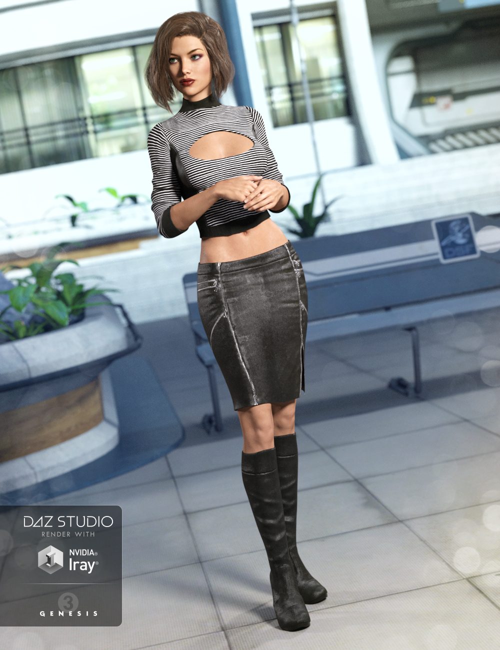 Alloy Fusion Outfit for Genesis 3 Female(s) by: , 3D Models by Daz 3D
