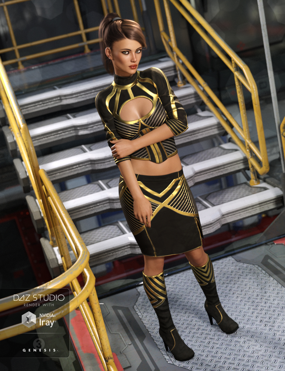 Alloy Fusion Outfit Textures by: Luthbellina, 3D Models by Daz 3D