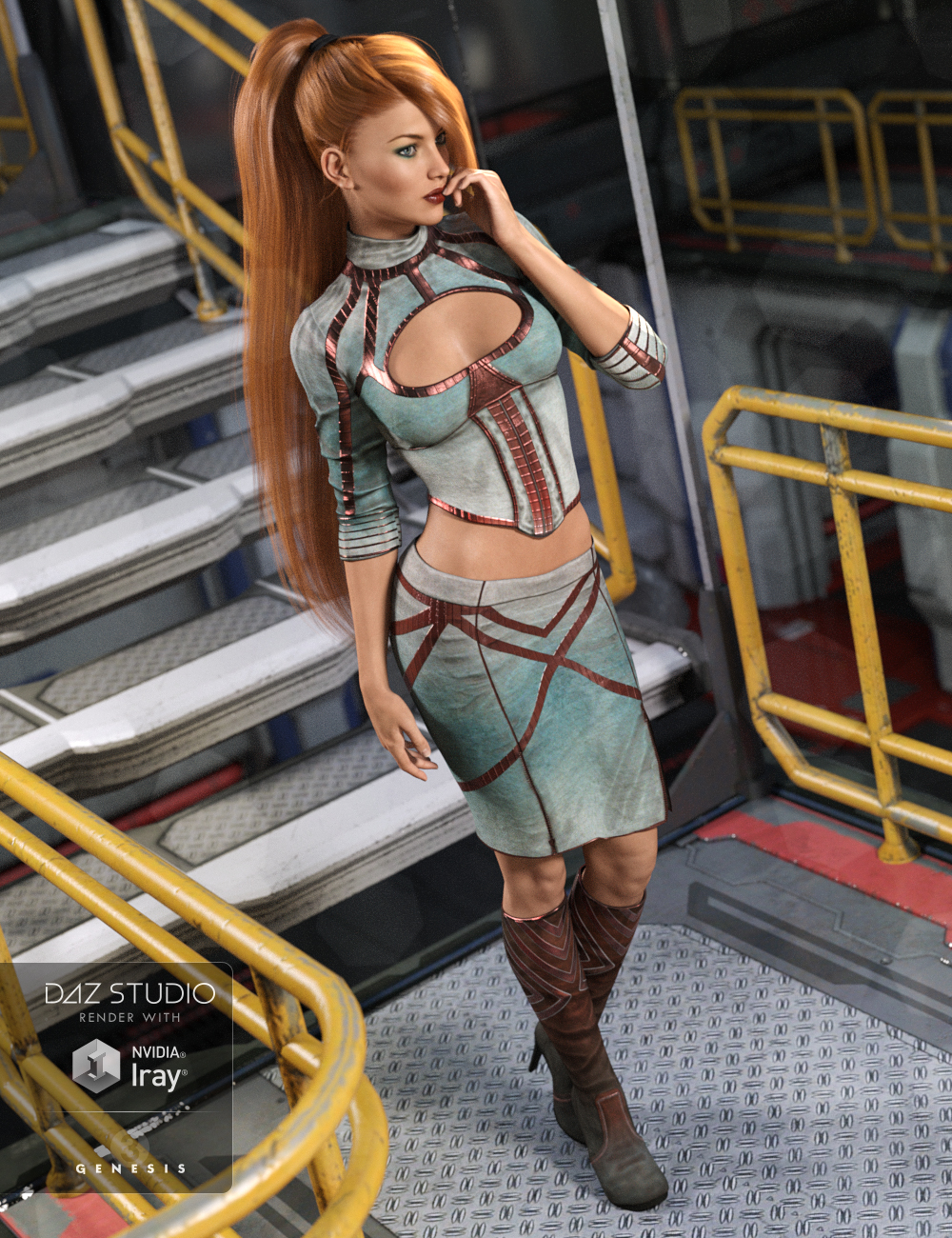 Alloy Fusion Outfit Textures by: Luthbellina, 3D Models by Daz 3D