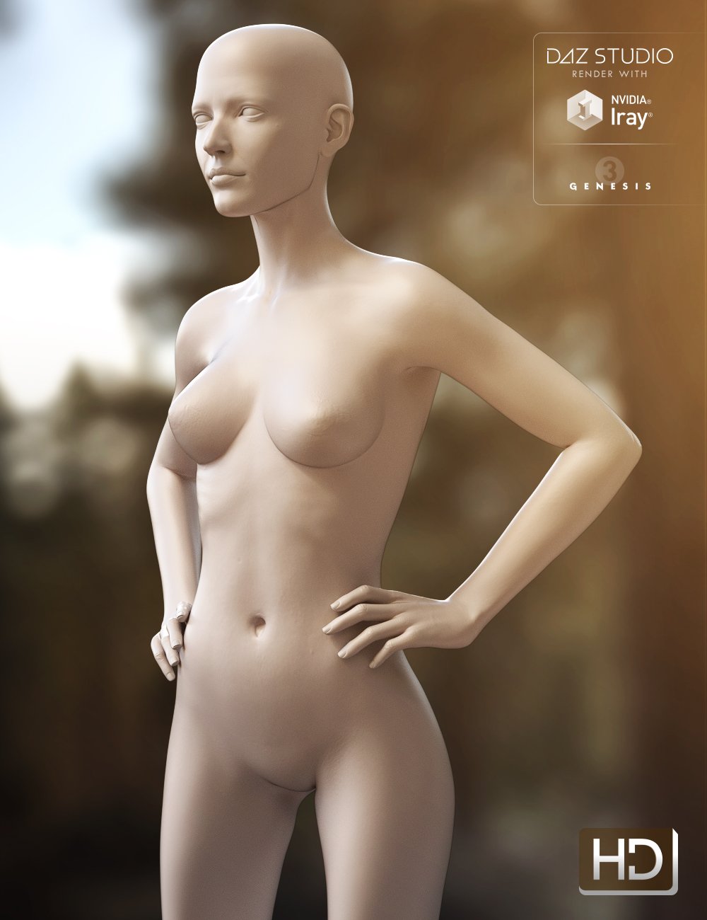 Genevieve 7 HD Add-On by: , 3D Models by Daz 3D