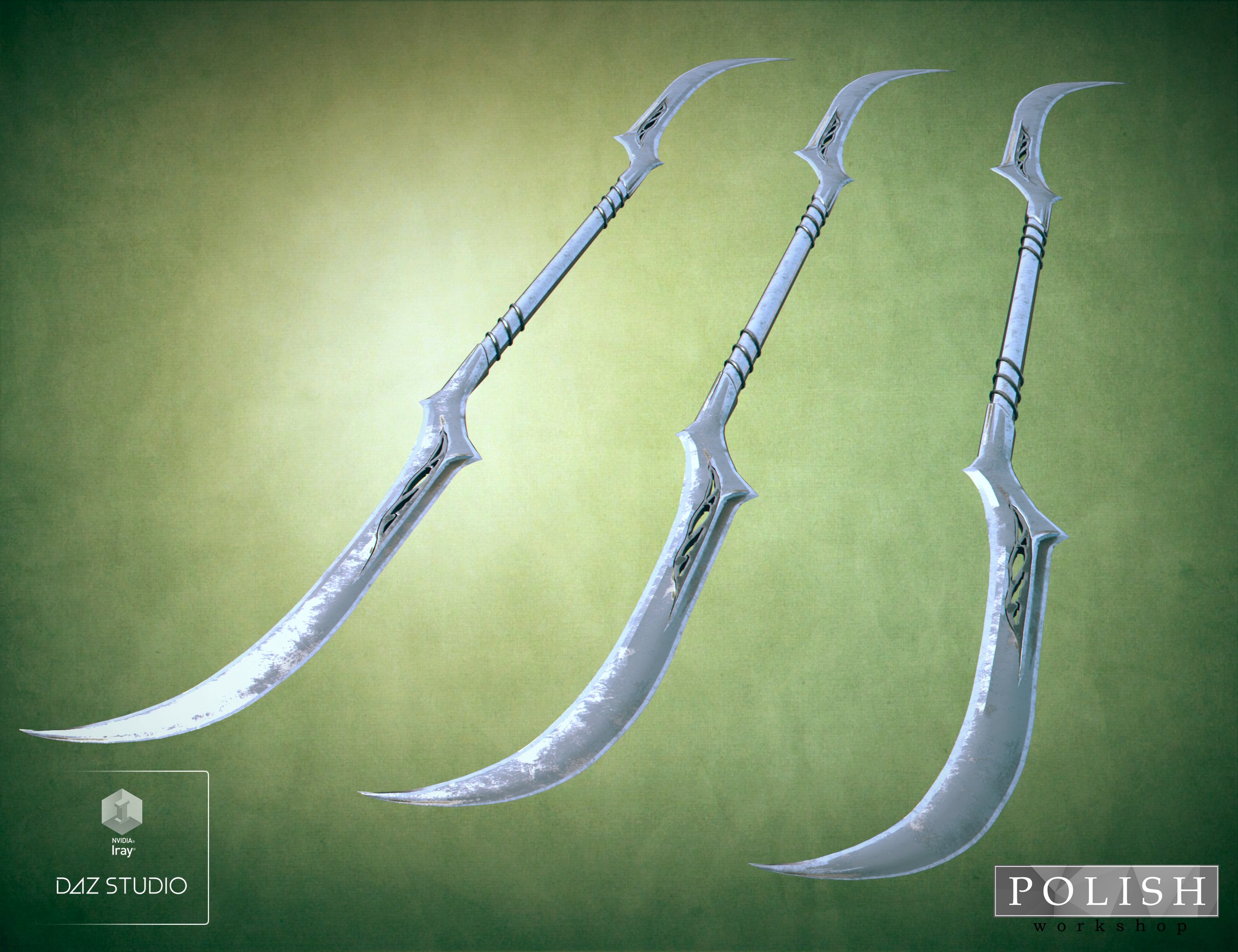 Elven Weapon Spearman Elven Weapon Spearman by: Polish, 3D Models by Daz 3D