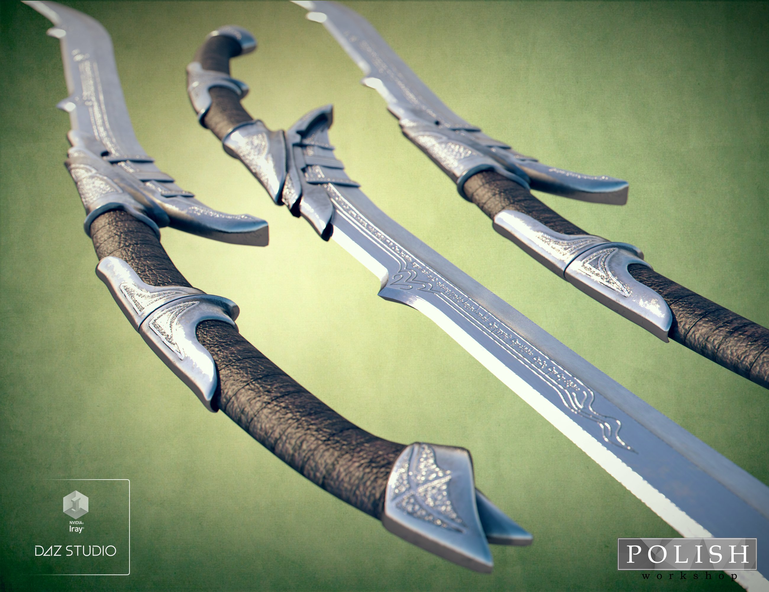 Elven Weapon Swordsman Elven Weapon Swordsman by: Polish, 3D Models by Daz 3D