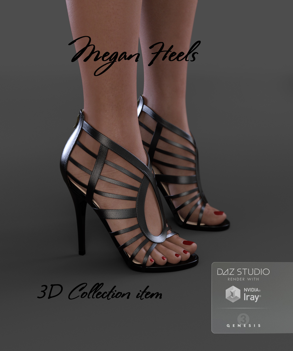 Megan Heels for Genesis 3 Female(s) by: Arryn, 3D Models by Daz 3D