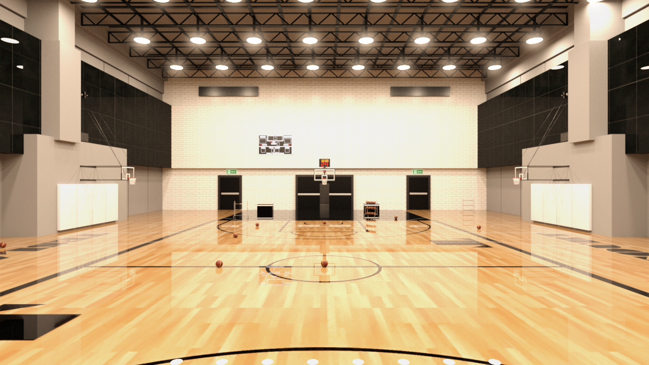 Basketball Practice Court by: Tesla3dCorp, 3D Models by Daz 3D