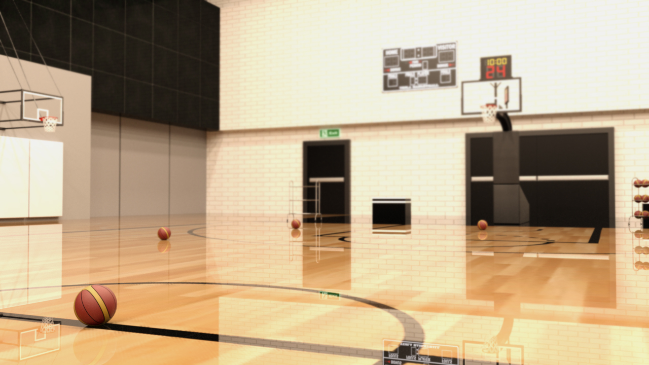 Basketball Practice Court by: Tesla3dCorp, 3D Models by Daz 3D