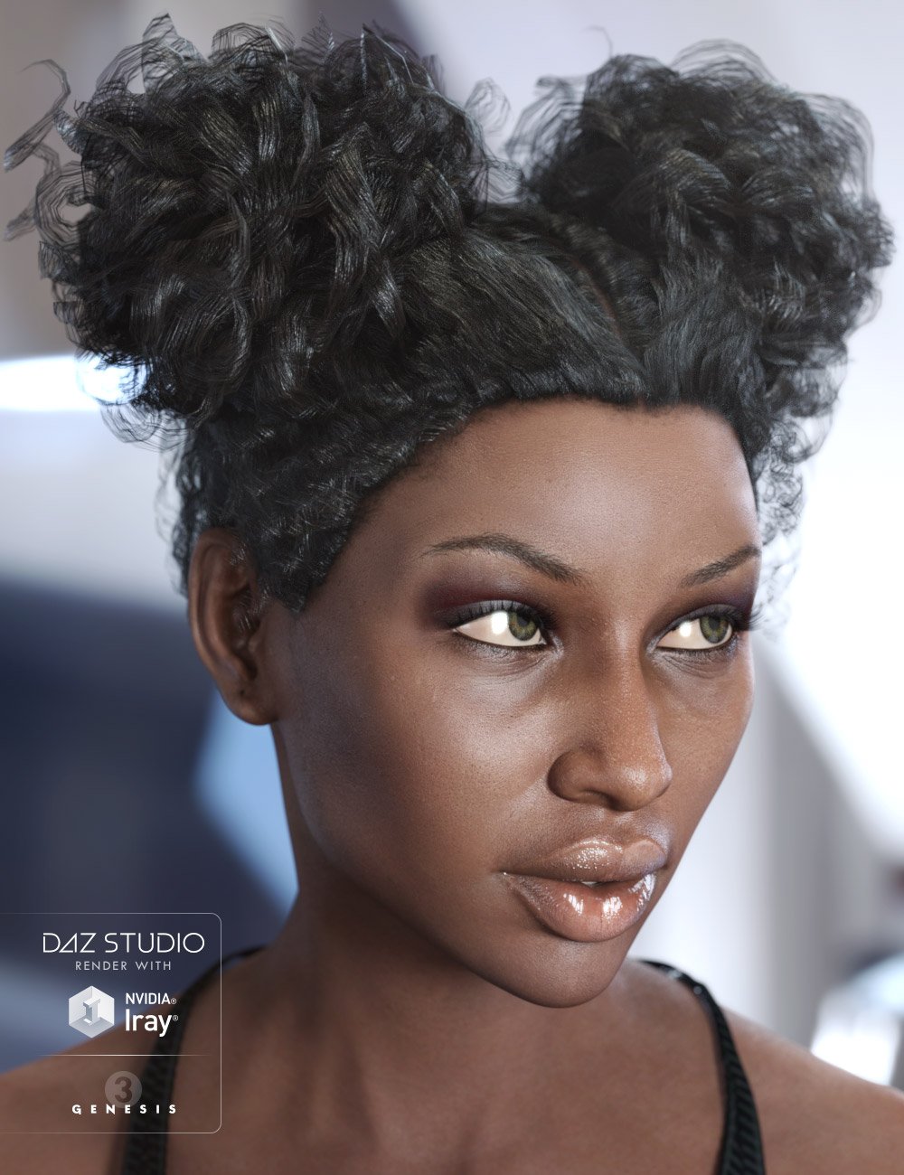 Margot Hair for Genesis 2 & 3 Female(s) by: AprilYSH, 3D Models by Daz 3D