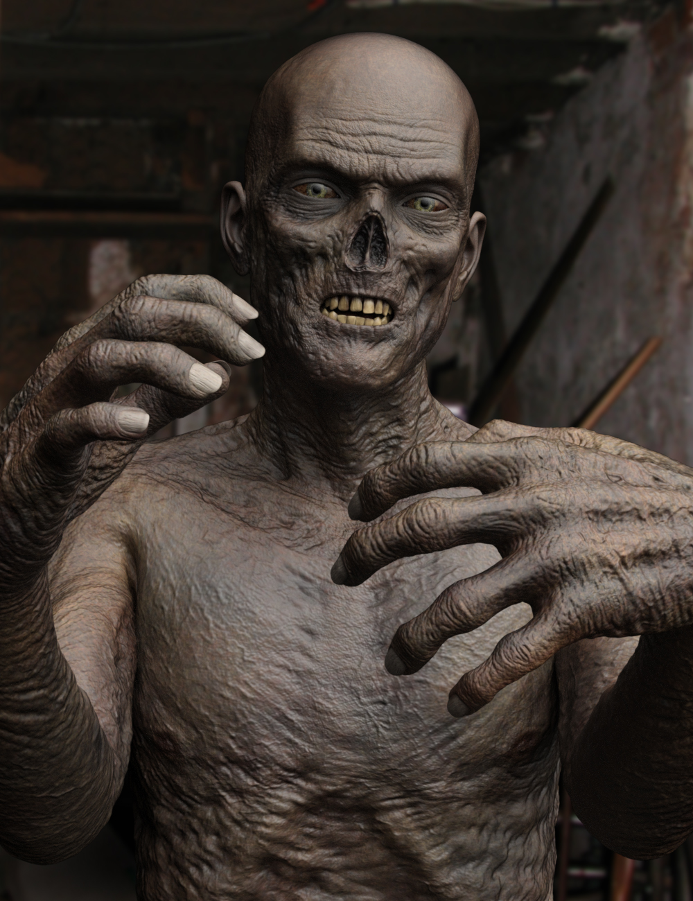 Ultimate Zombie for Genesis 3 Male Ultimate Zombie for Genesis 3 Male by: Groovy Patrol, 3D Models by Daz 3D