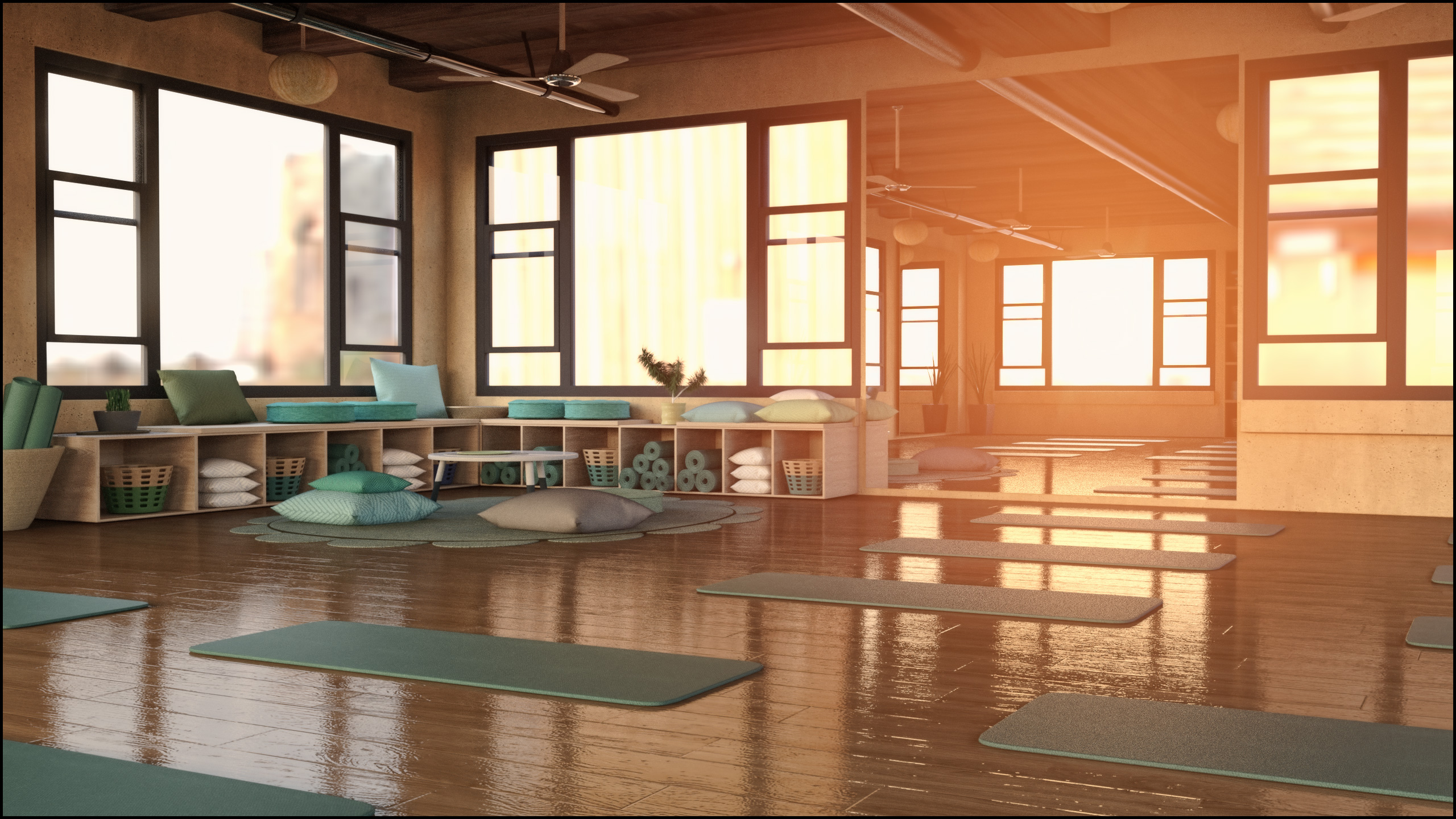i13 Yoga Studio Environment by: ironman13, 3D Models by Daz 3D