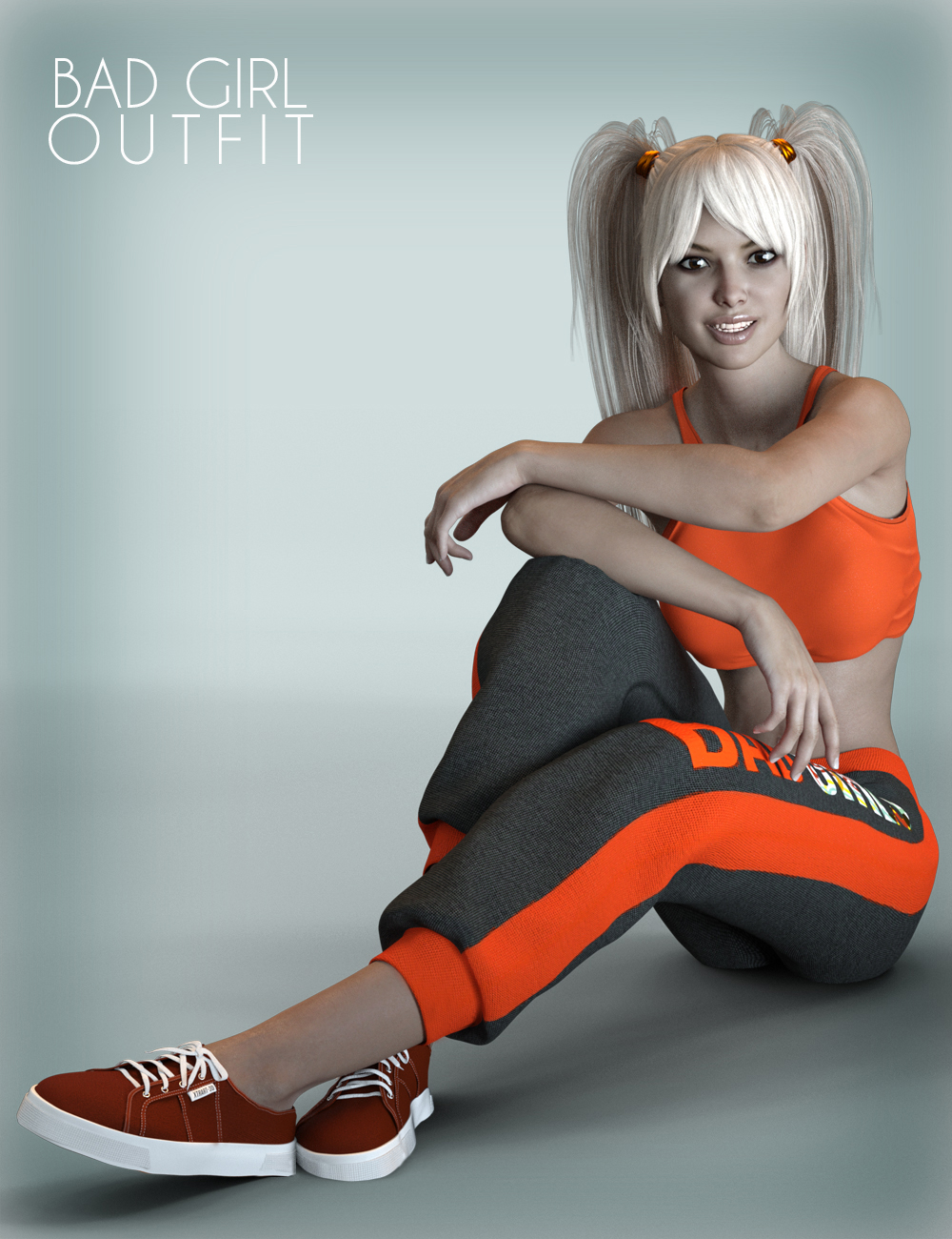 X-Fashion Workout Outfit for Genesis 3 Female(s) by: xtrart-3d, 3D Models by Daz 3D