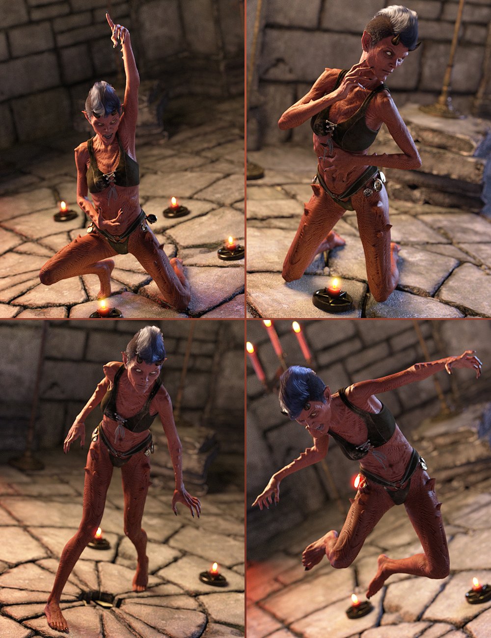 Night Creatures Poses and Expressions Set for Genesis 3 Female(s) Night Creatures Poses and Expressions Set for Genesis 3 Female(s) by: Val3dart, 3D Models by Daz 3D