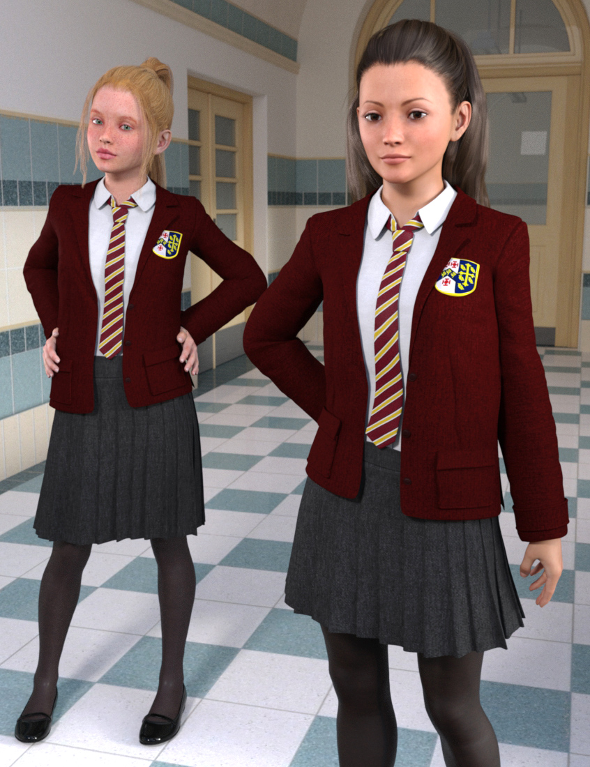 Time for School for Genesis 3 Female(s) by: Dogz, 3D Models by Daz 3D