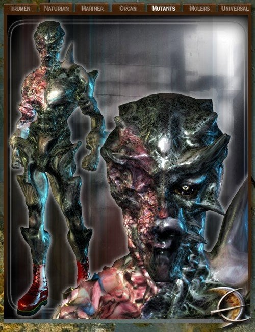 The Kombatant Mutant Enforcer by: DarkWing Zero, 3D Models by Daz 3D
