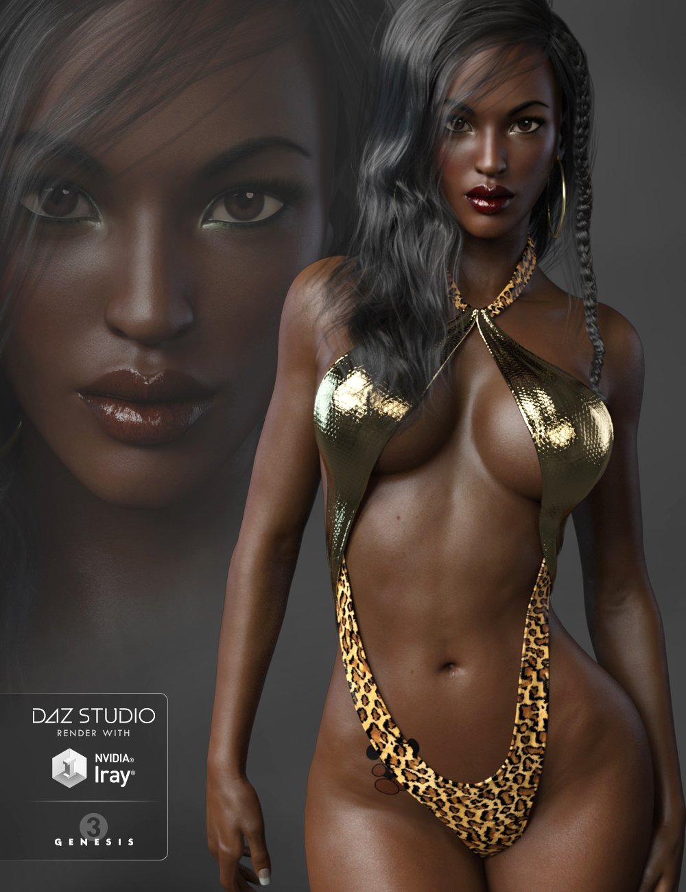 FW Honey HD for Victoria 7 by: Fred Winkler Art, 3D Models by Daz 3D
