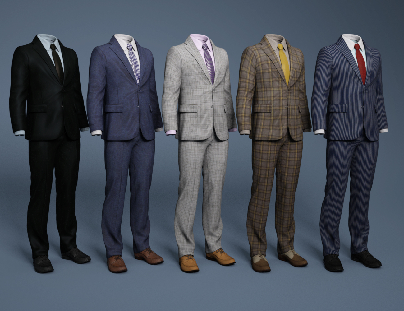 Trading Floor Outfit for Genesis 3 Male(s) by: LuthbellinaMada, 3D Models by Daz 3D