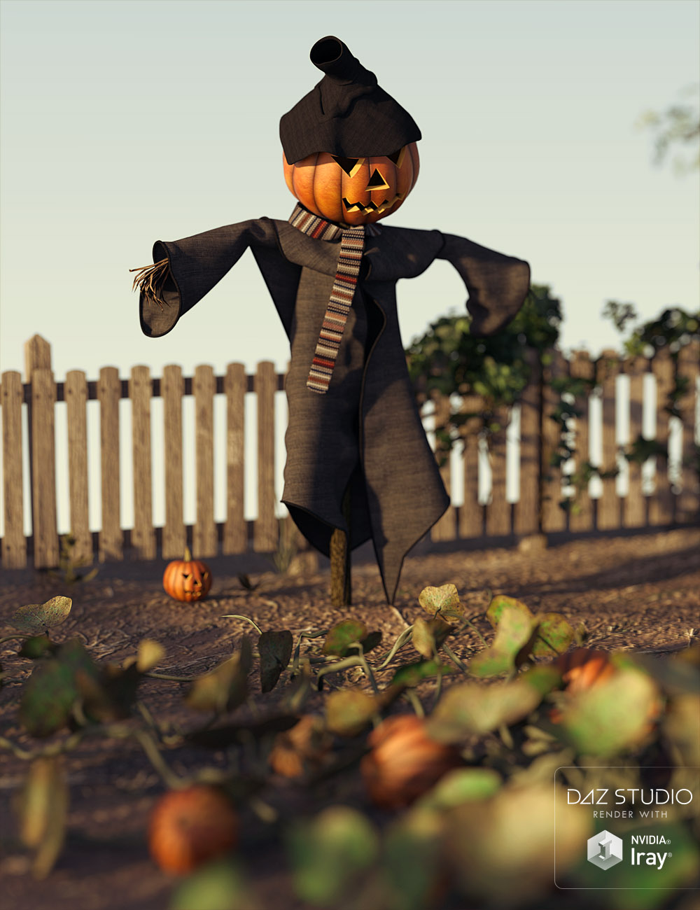 Pumpkin Jack's Pumpkin Patch by: David BrinnenForbiddenWhispers, 3D Models by Daz 3D