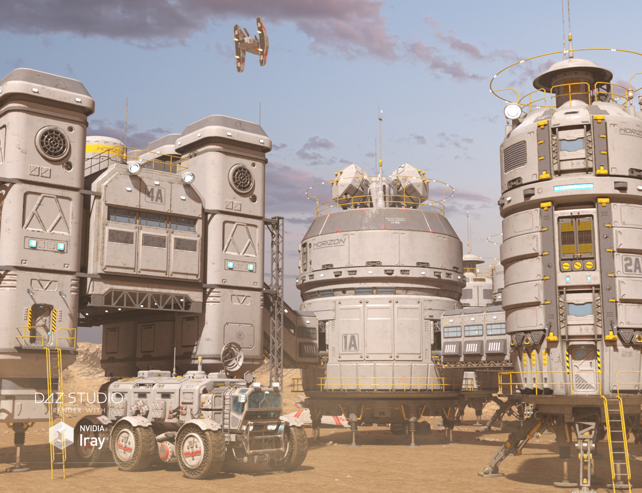 Oberon Station Oberon Station by: petipet, 3D Models by Daz 3D