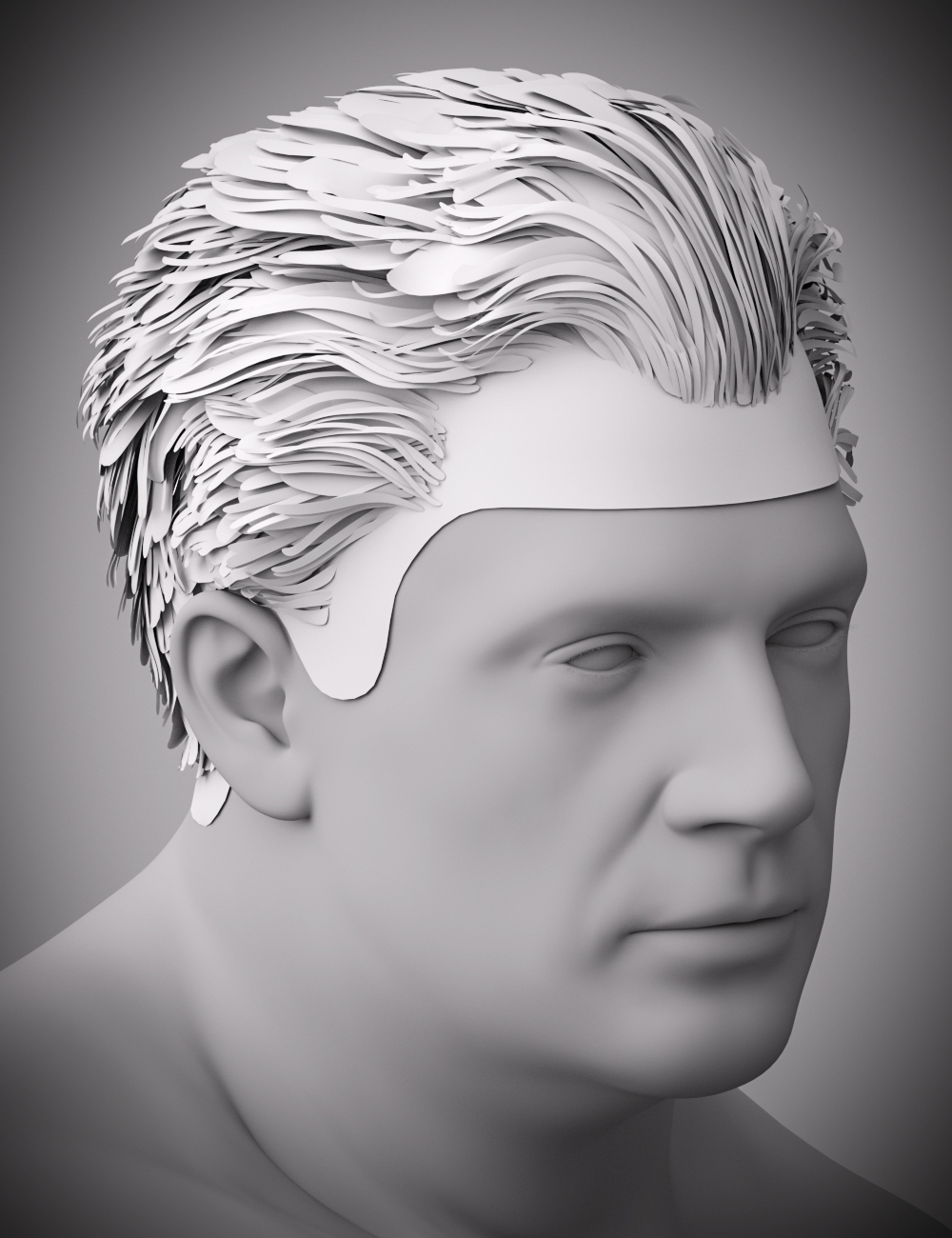 Mathius Hair for Genesis 3 Male(s) by: goldtassel, 3D Models by Daz 3D