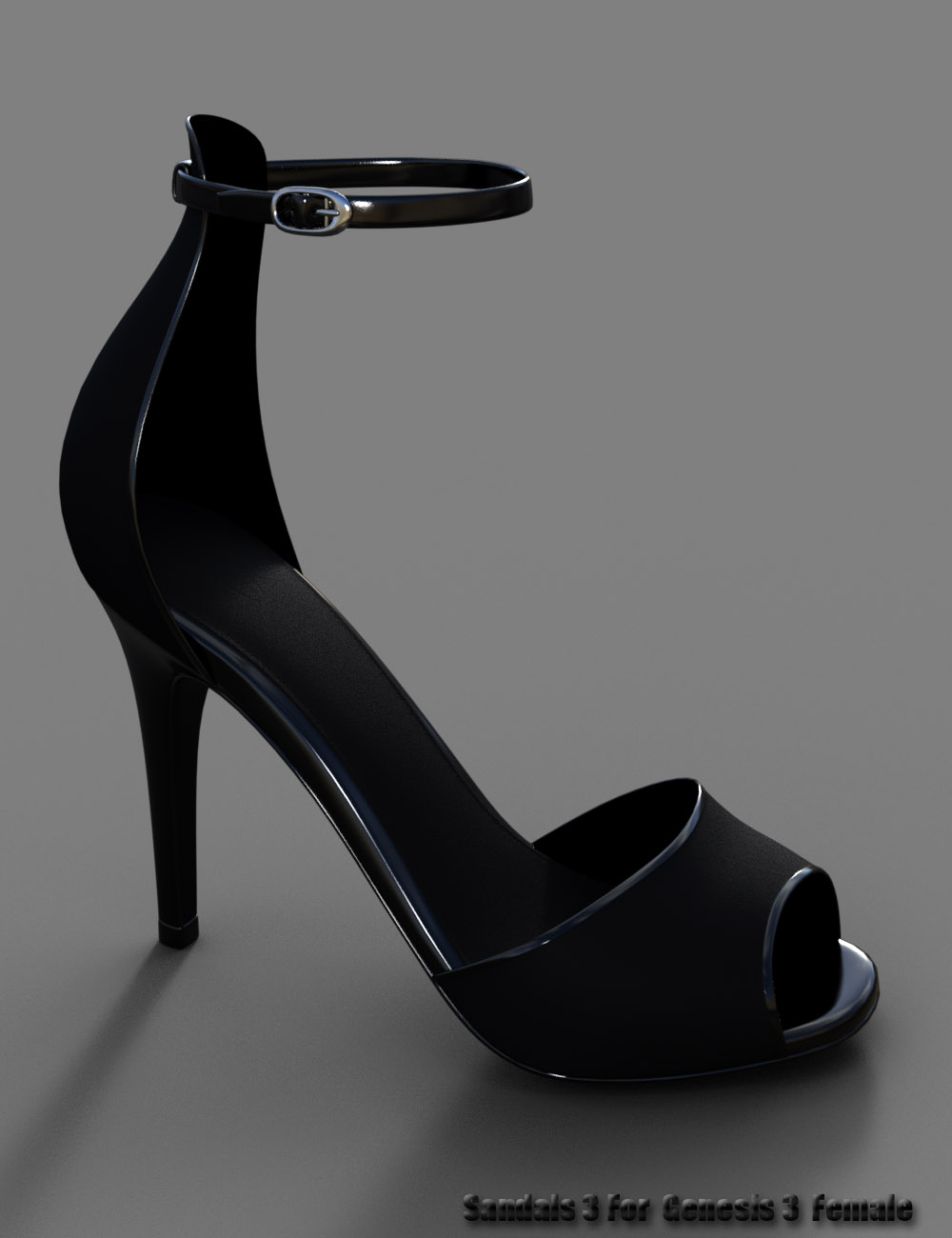 Open Toe Pump Sandals 3 for Genesis 3 Female(s) by: dx30, 3D Models by Daz 3D