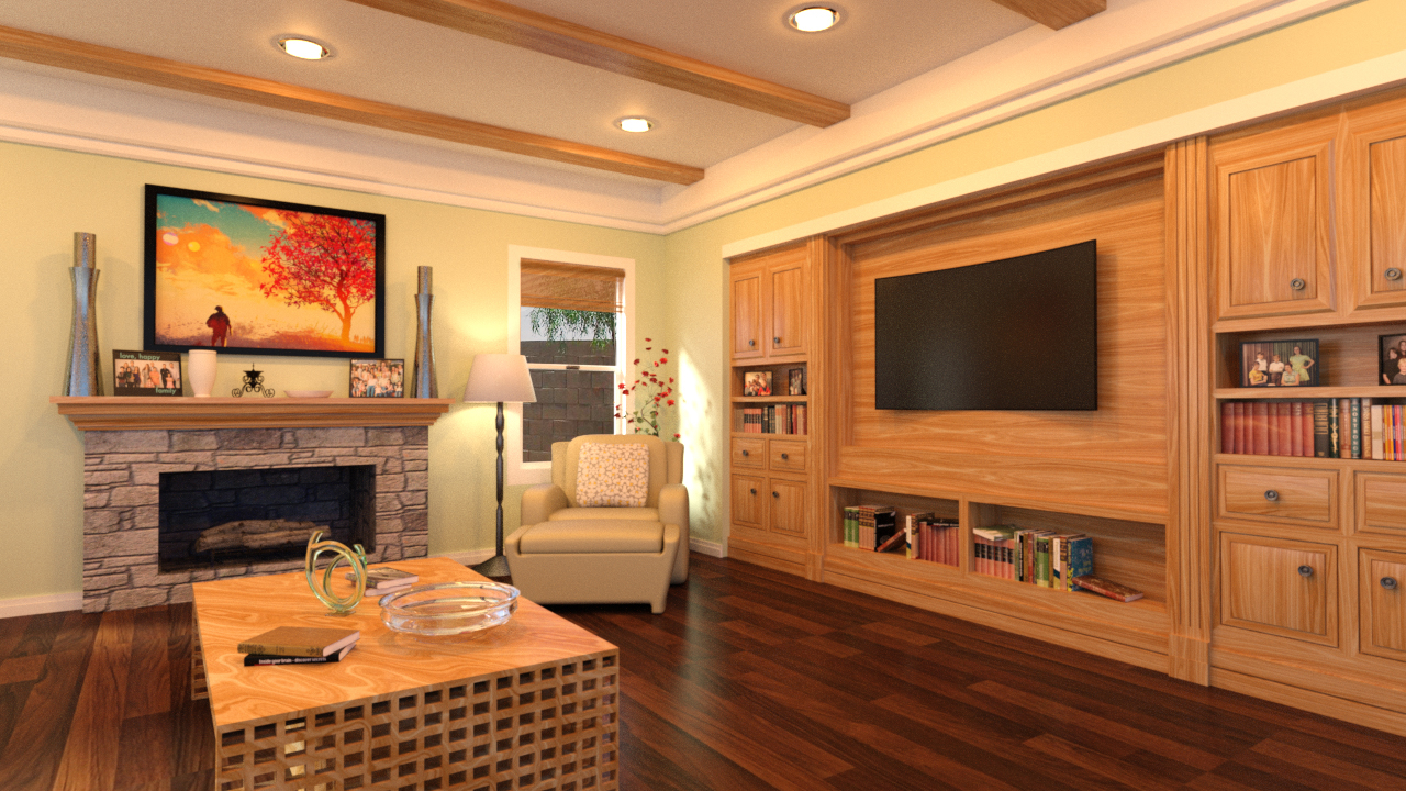 PerspectX Family Room by: PerspectX, 3D Models by Daz 3D