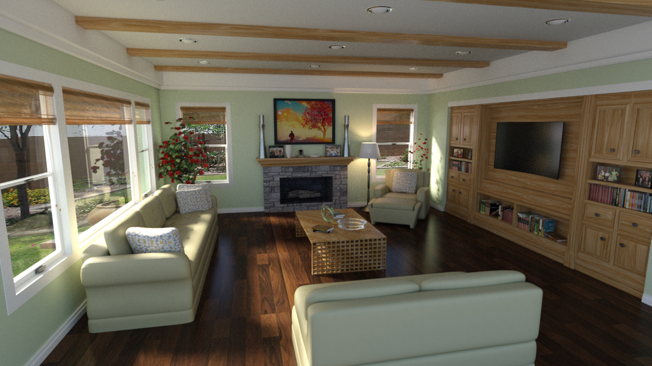 PerspectX Family Room PerspectX Family Room by: PerspectX, 3D Models by Daz 3D