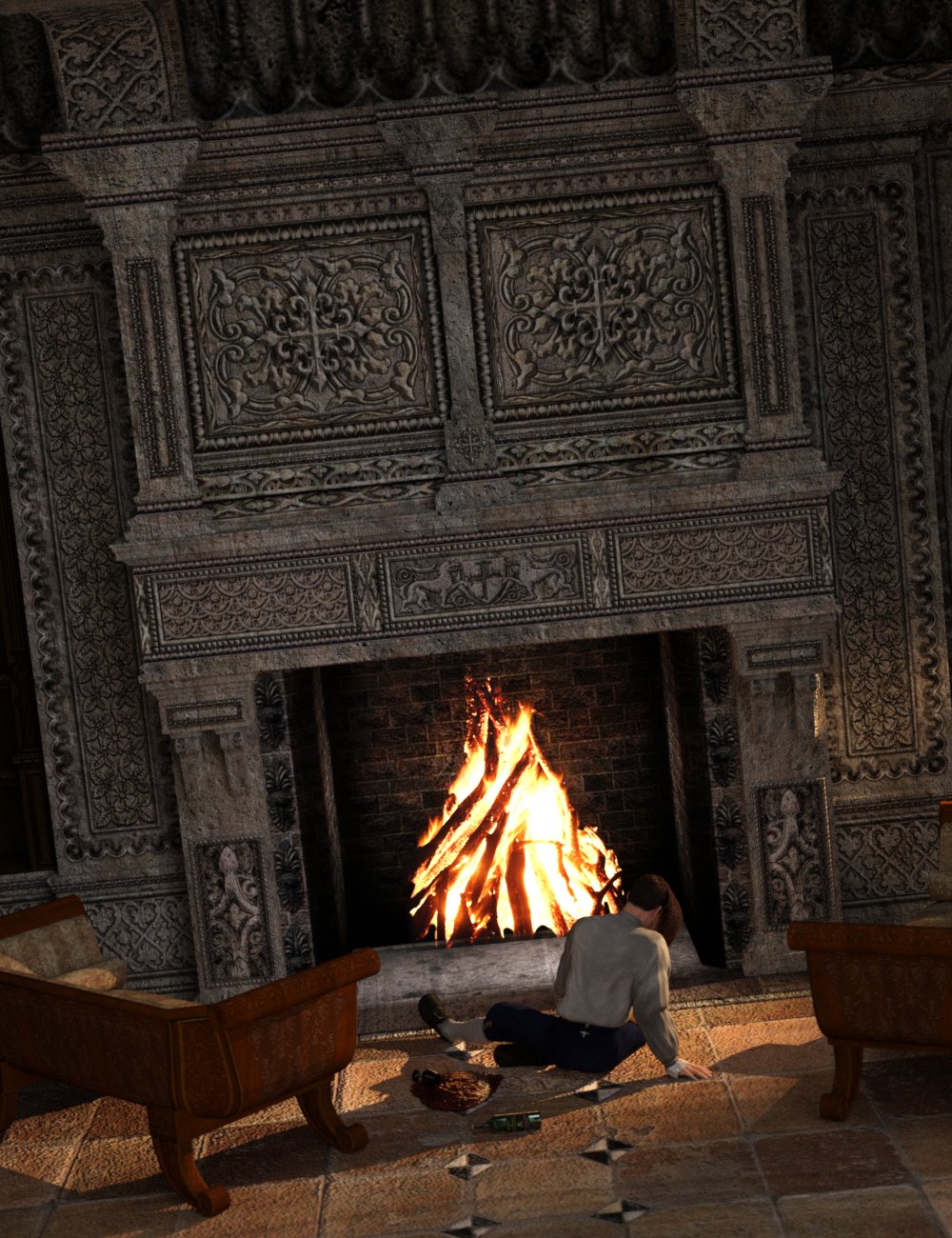 Fast Flames Iray Fast Flames Iray by: Sickleyield, 3D Models by Daz 3D