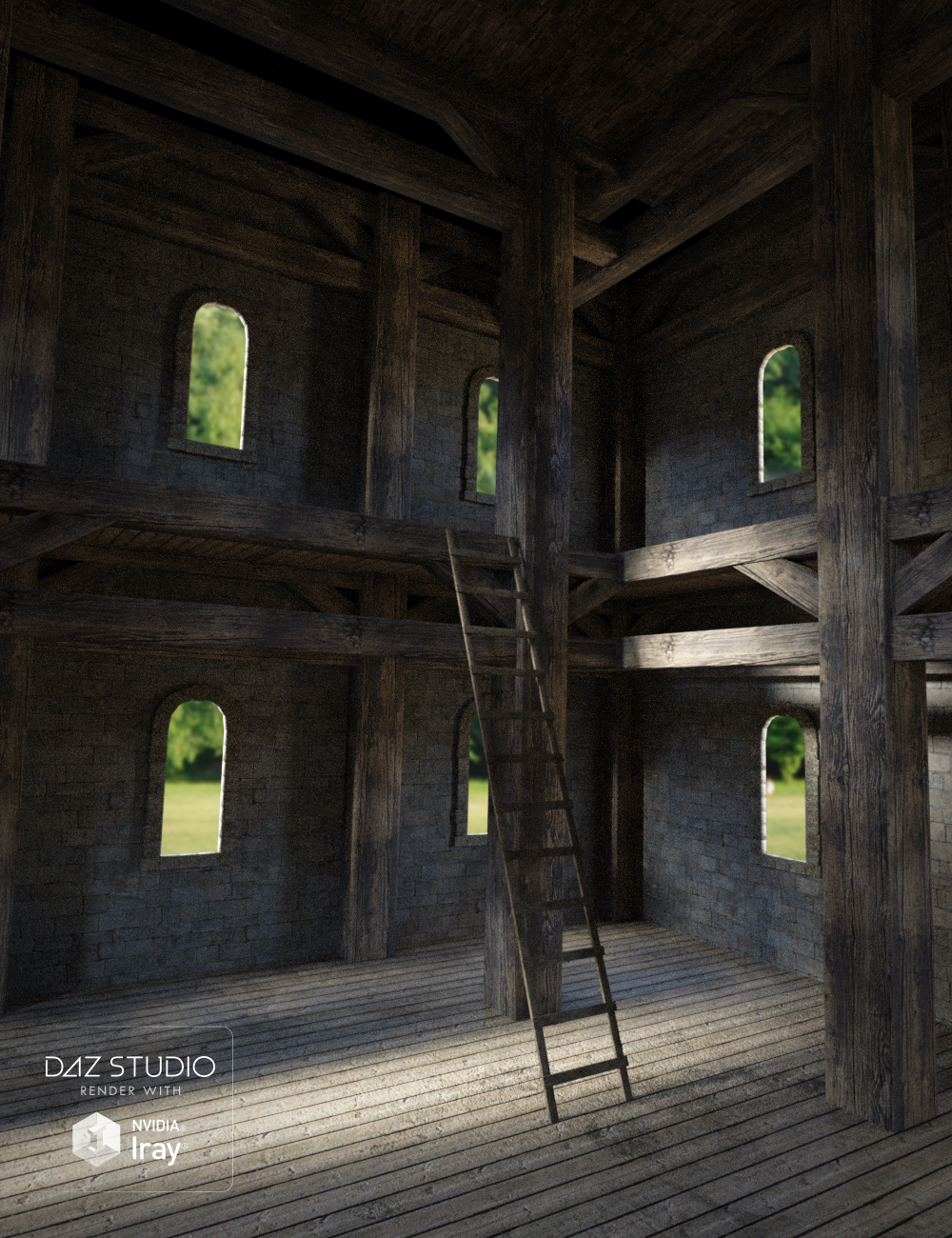 Fantasy Room Interior by: , 3D Models by Daz 3D