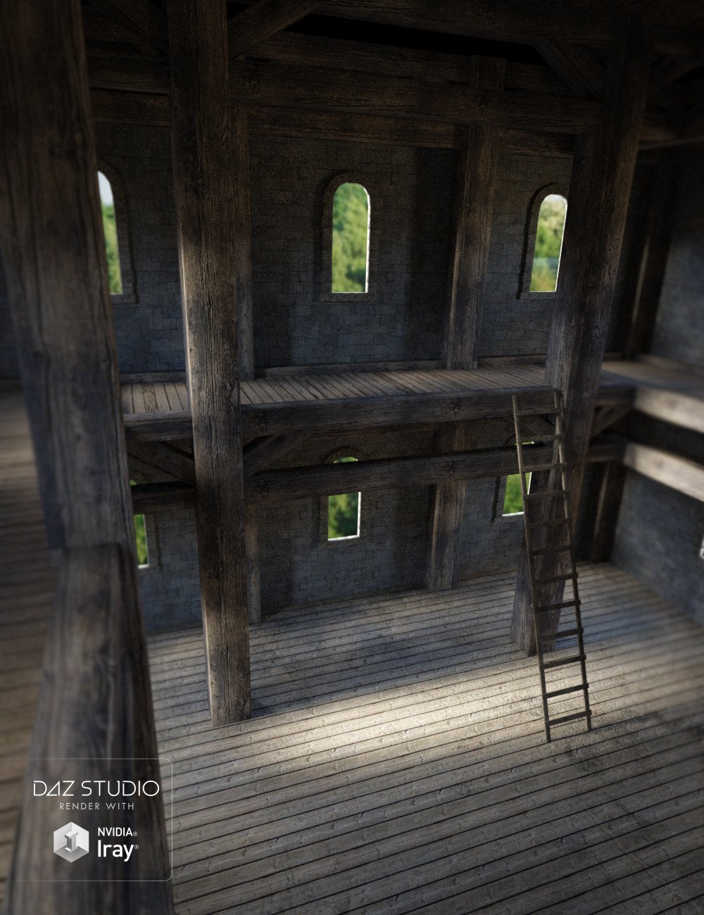 Fantasy Room Interior by: , 3D Models by Daz 3D