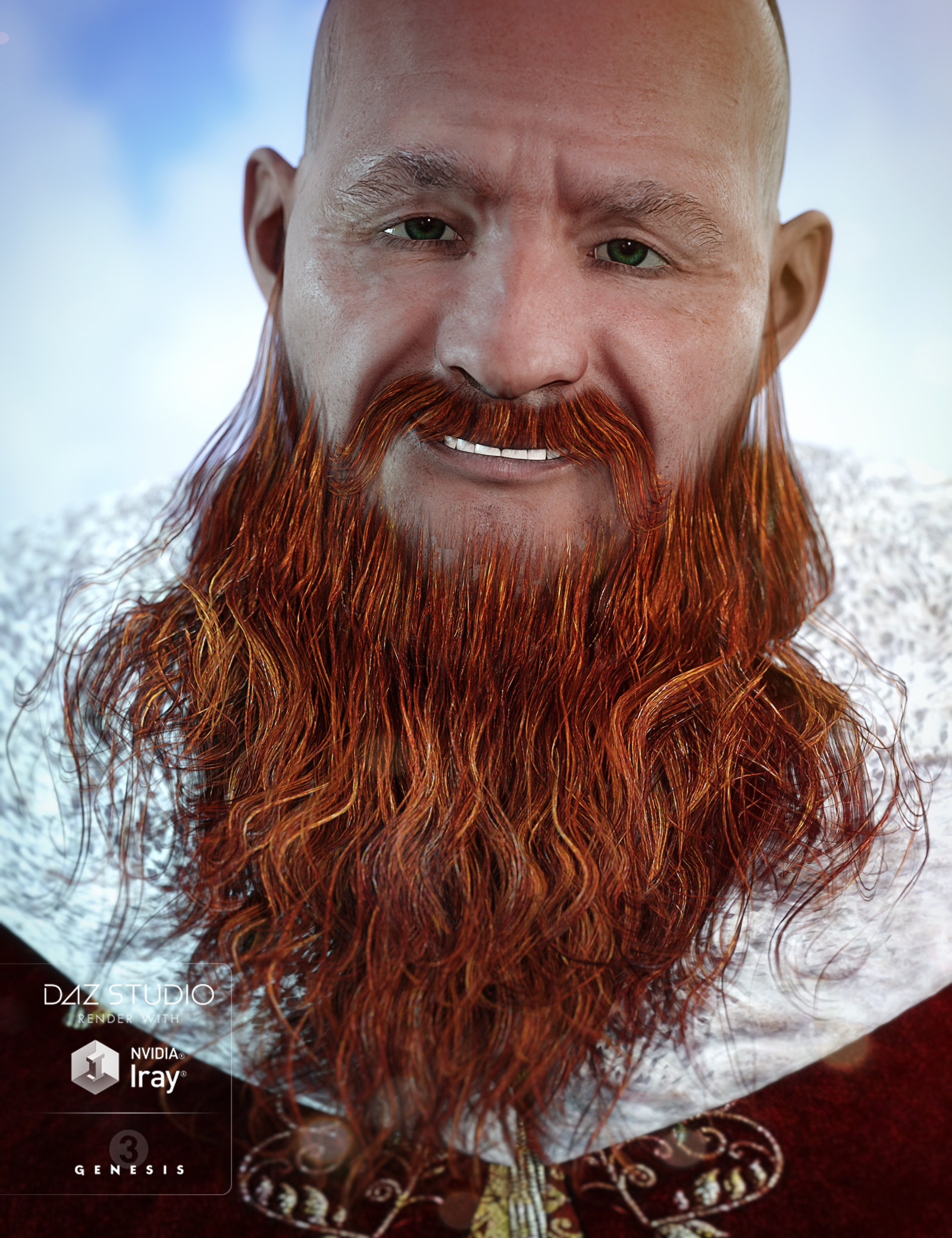 Colors for Santa Beard Colors for Santa Beard by: goldtassel, 3D Models by Daz 3D