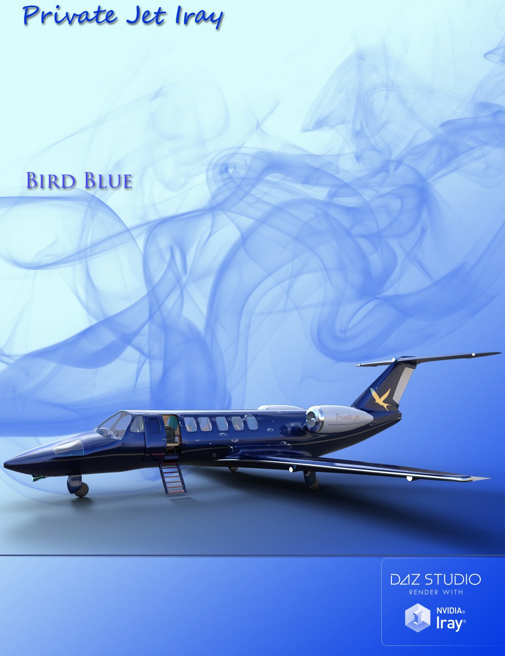 Private Jet Iray Private Jet Iray by: PW Productions, 3D Models by Daz 3D