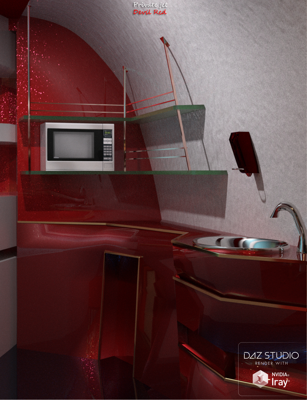 Private Jet Iray Private Jet Iray by: PW Productions, 3D Models by Daz 3D