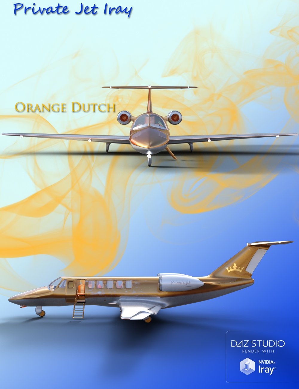 Private Jet Iray Private Jet Iray by: PW Productions, 3D Models by Daz 3D