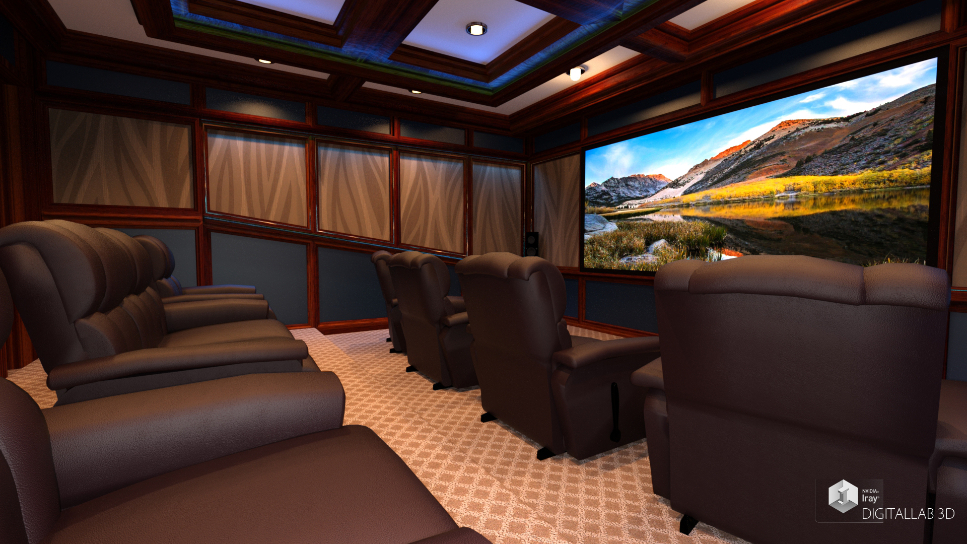 Digitallab3d Home Theater by: Digitallab3D, 3D Models by Daz 3D