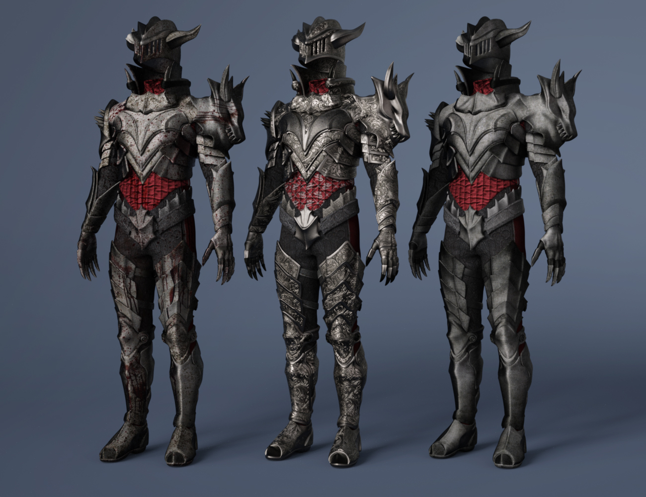 Death Knight Armor for Genesis 3 Male(s) by: ForbiddenWhispersMada, 3D Models by Daz 3D