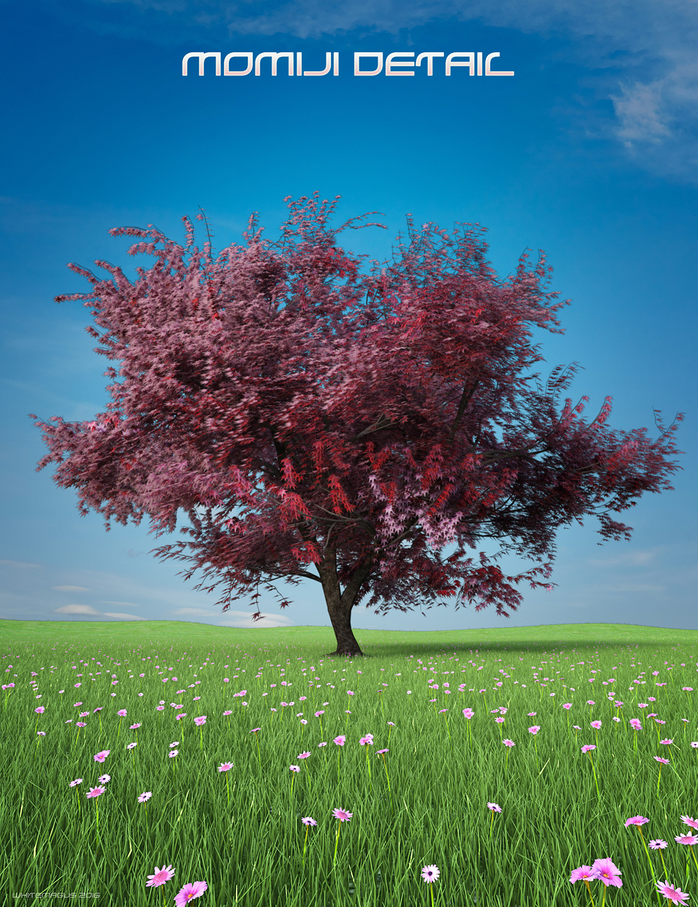 Momiji Trees Extreme Detail by: Whitemagus, 3D Models by Daz 3D