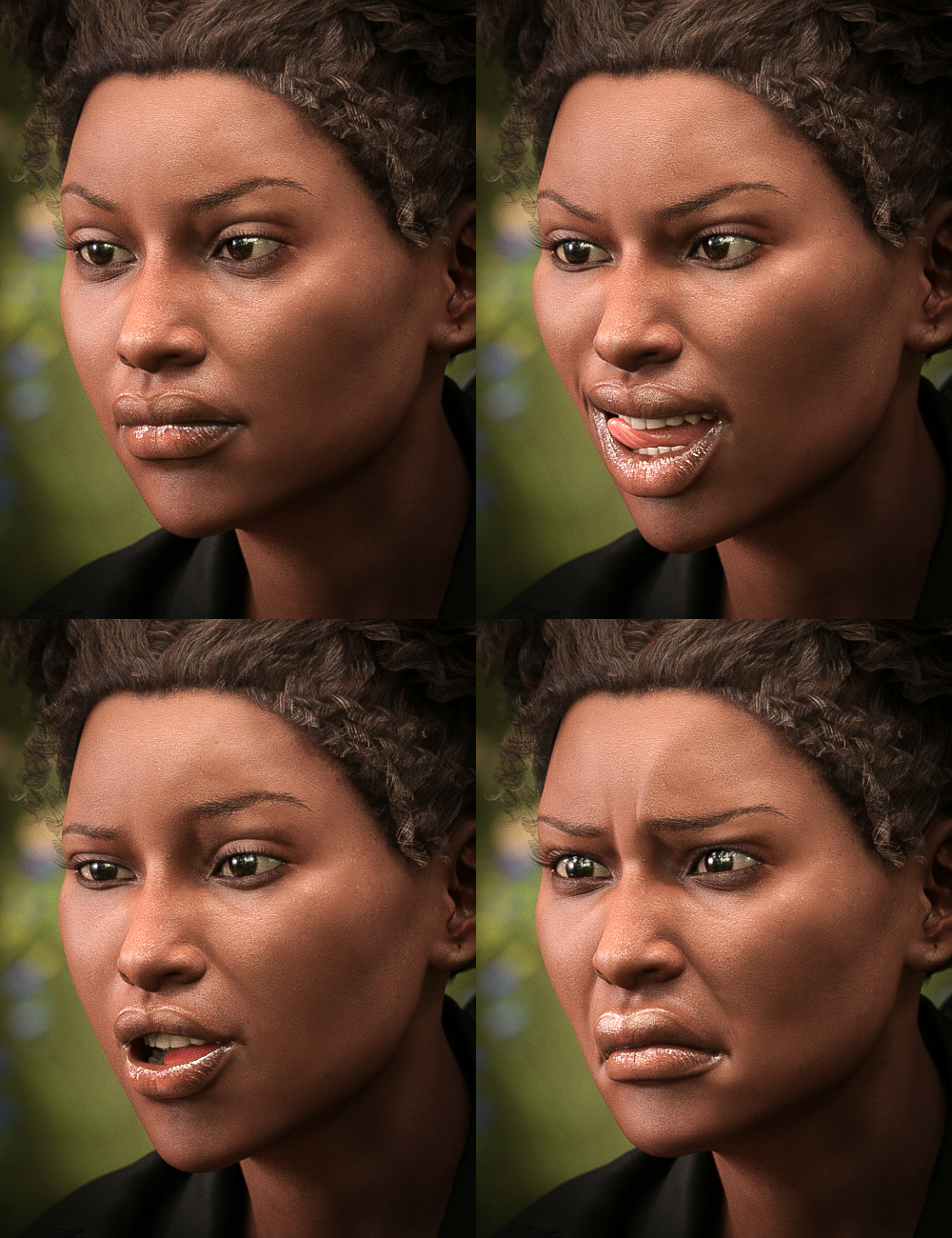 Monique 7 Wild Expressive Monique 7 Wild Expressive by: Neikdian, 3D Models by Daz 3D