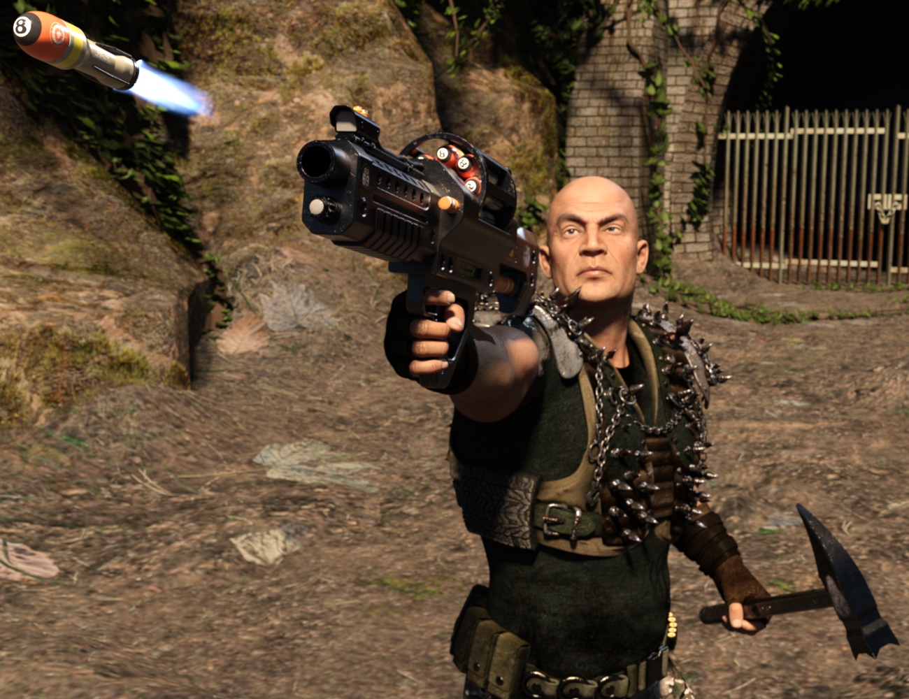 SNARL-750 Rocket Launcher Set SNARL-750 Rocket Launcher Set by: Nightshift3D, 3D Models by Daz 3D