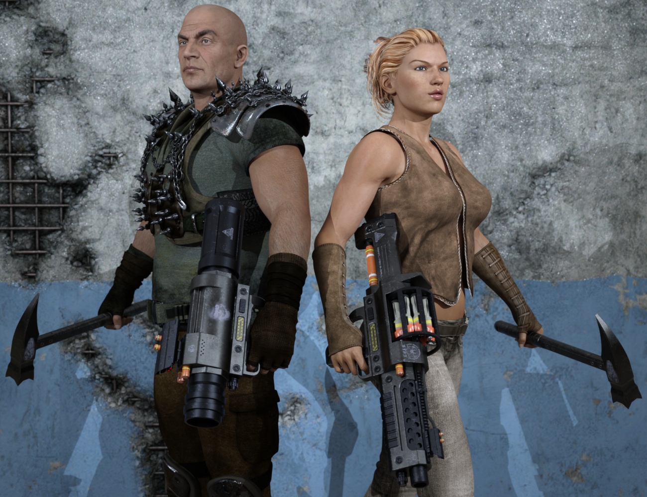 SNARL-750 Rocket Launcher Set SNARL-750 Rocket Launcher Set by: Nightshift3D, 3D Models by Daz 3D