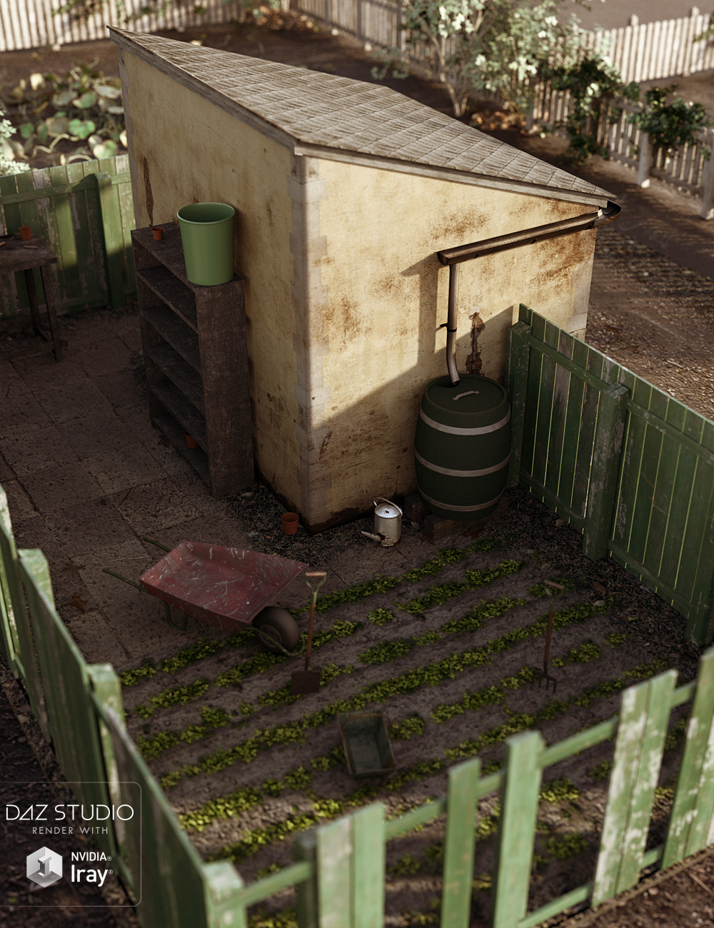 The Gardeners Potting Shed by: 3ansonForbiddenWhispers, 3D Models by Daz 3D