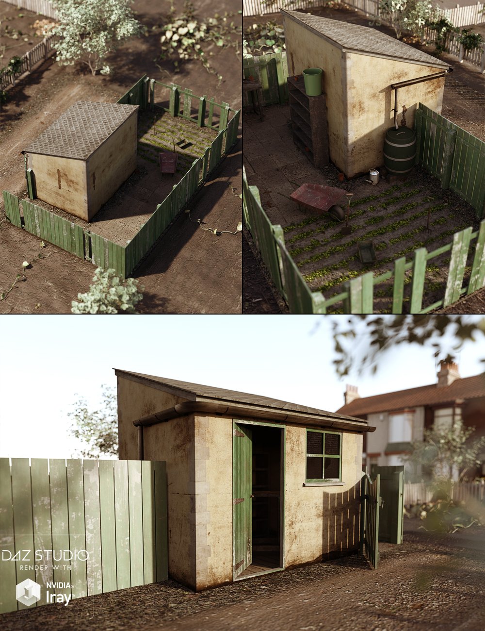 The Gardeners Potting Shed by: 3ansonForbiddenWhispers, 3D Models by Daz 3D