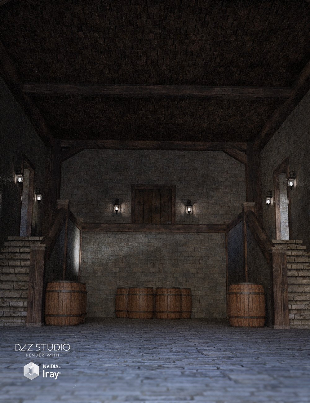 Castle Interior by: , 3D Models by Daz 3D