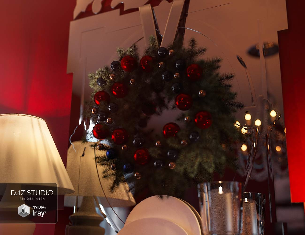 Christmas Dinner by: , 3D Models by Daz 3D