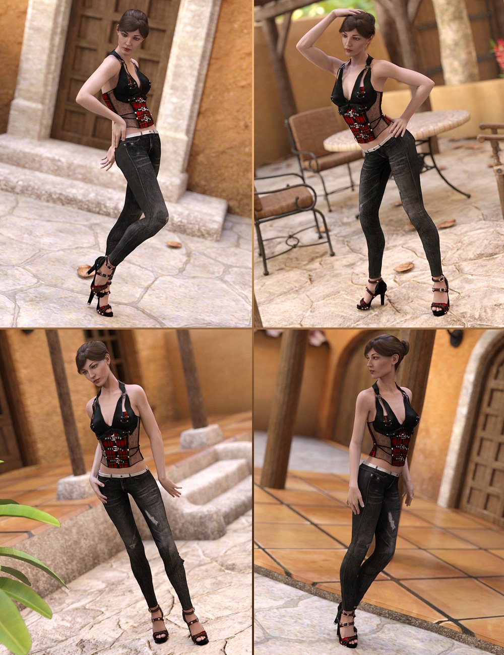 Mod Poses for Genevieve 7 by: lunchlady, 3D Models by Daz 3D