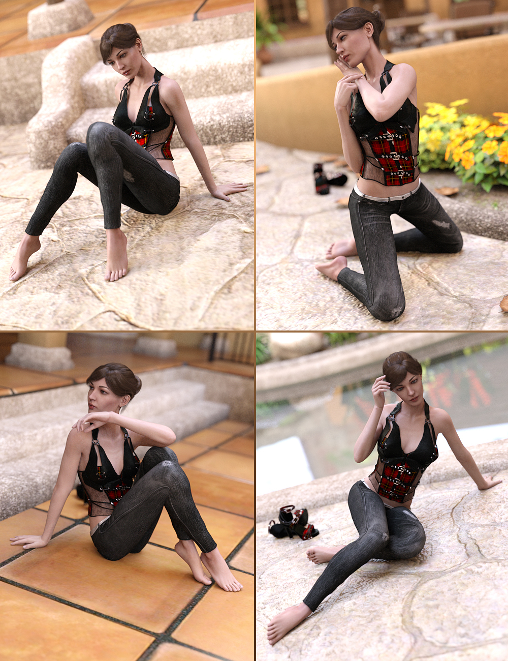 Mod Poses for Genevieve 7 Mod Poses for Genevieve 7 by: lunchlady, 3D Models by Daz 3D